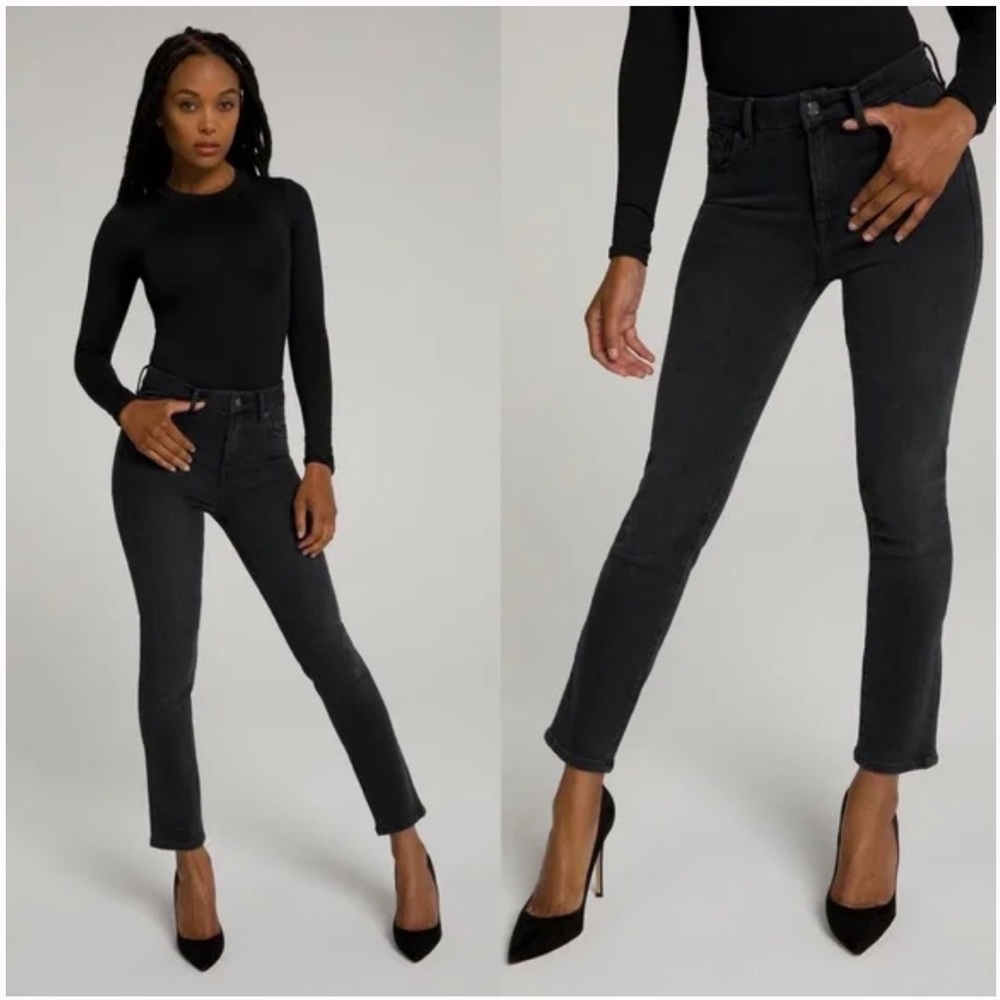 NWT Good American Good Classic Jeans in Black